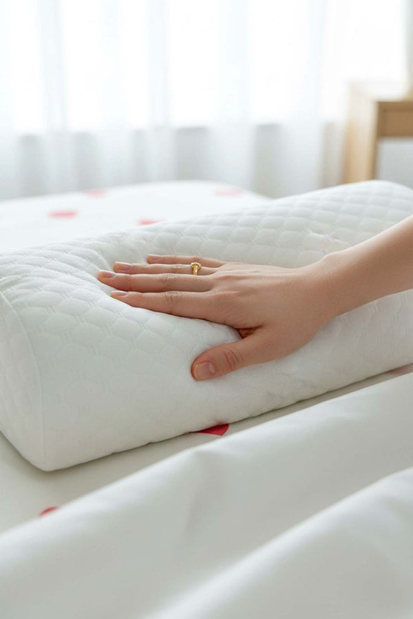 Valessa Orthopedic Memory Foam Pillow Multipurpose Pillow: Neck Pillow, Lumbar Support, Neck Pillow, Leg Visco Pillow, 40x18x12 cm