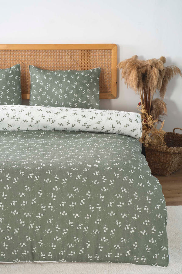 Lavinya Double Bed Duvet Cover Set - Cotton