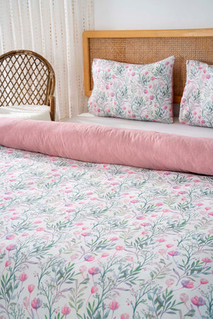 Cherie Single Duvet Cover Set – Cotton