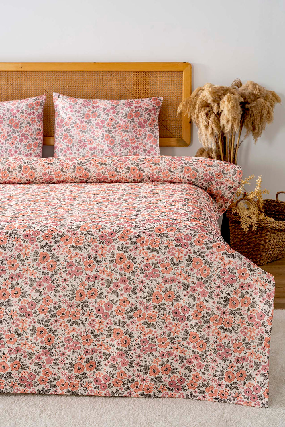 Pink Spring Outlet Double Printed Bedspread – 200 x 220 cm