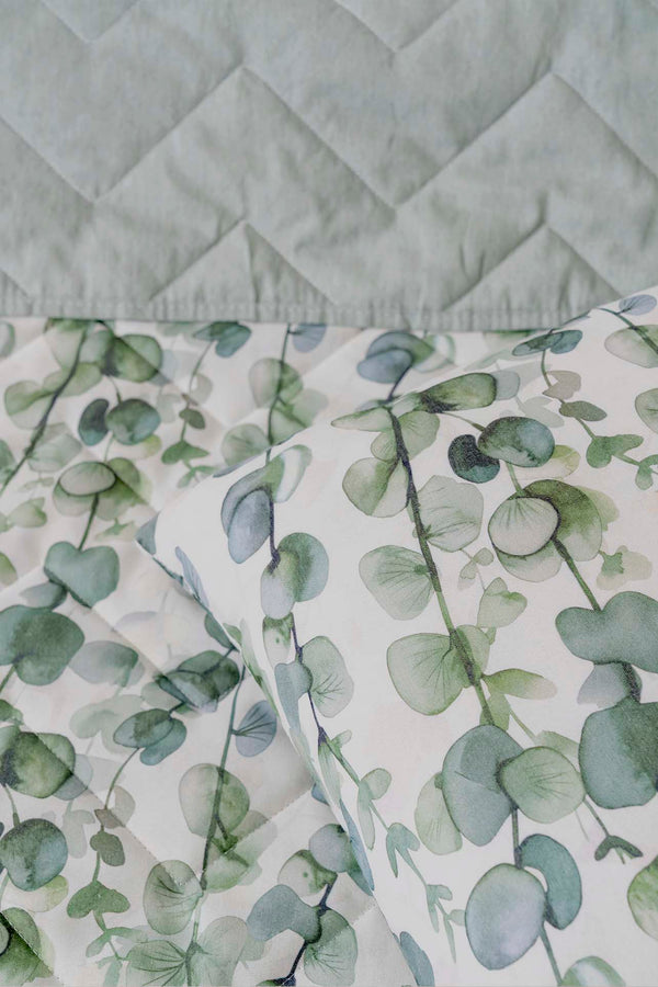 Eucalyptus Single Cotton Quilted Bedspread