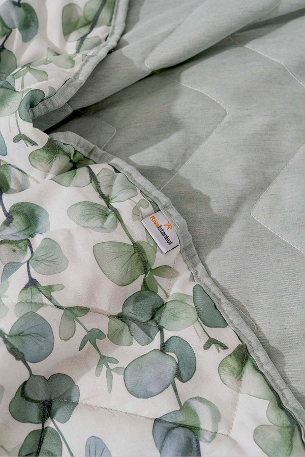 Eucalyptus Single Cotton Quilted Bedspread