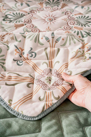 Ethnic Palace Cotton Double Quilted Pique & Bedspread