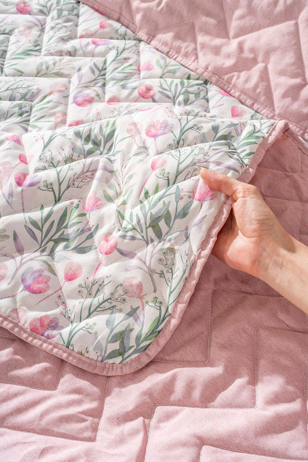 Cherie Cotton Double Quilted Pique & Bedspread