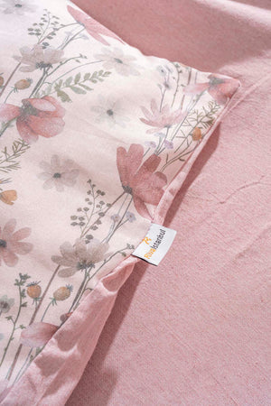 Miranda Rose Double Duvet Cover Set – Cotton