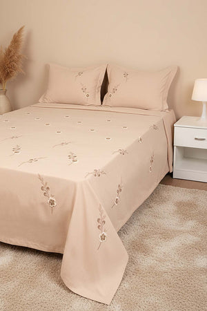 Cappy Seren Pattern Double Embroidered Bedspread Set
