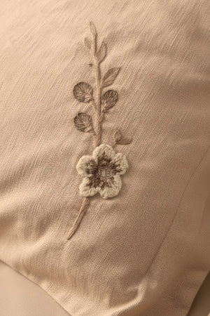 Cappy Seren Pattern Double Embroidered Bedspread Set