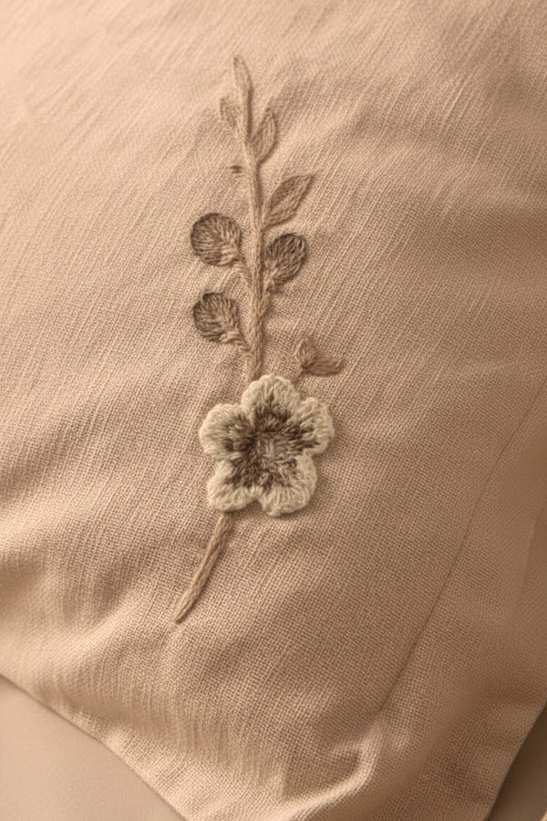 Cappy Seren Pattern Double Embroidered Bedspread Set