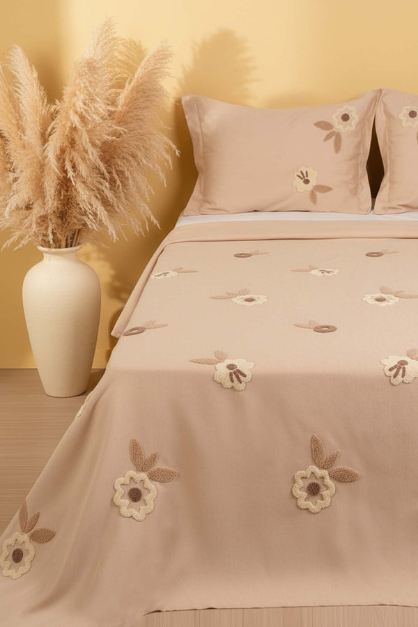 Cappy Lalezar Double Embroidered Bedspread Set