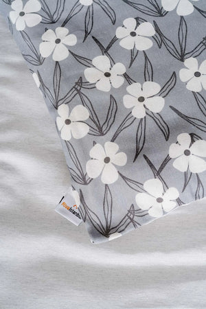 Henna Grey Outlet Double Duvet Cover Set – Cotton