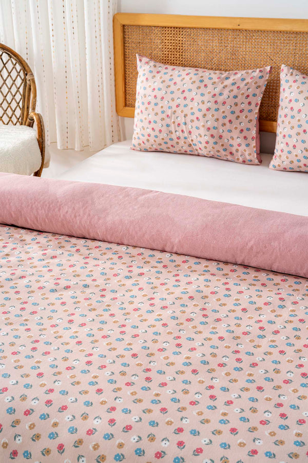 Rossie Double Duvet Cover Set Cotton