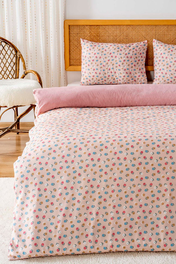 Rossie Double Duvet Cover Set Cotton