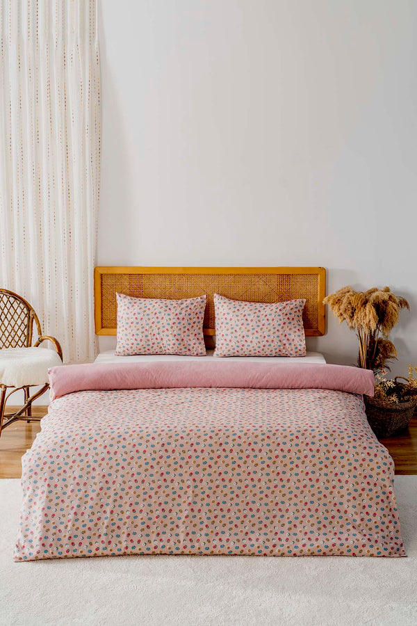 Rossie Double Duvet Cover Set Cotton