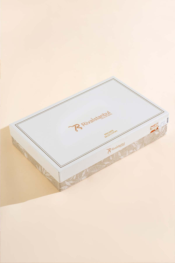 Eva Copper  %100 Cotton 7 Piece Double Bedspread & Bedding Set